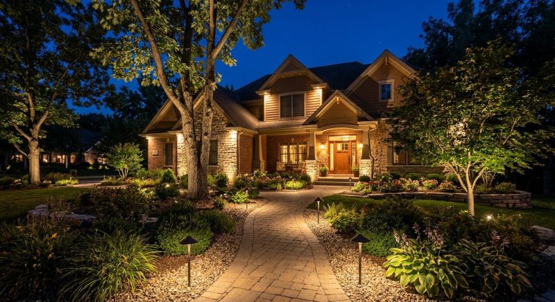 Garden Lighting Installation in Overland Park, KS