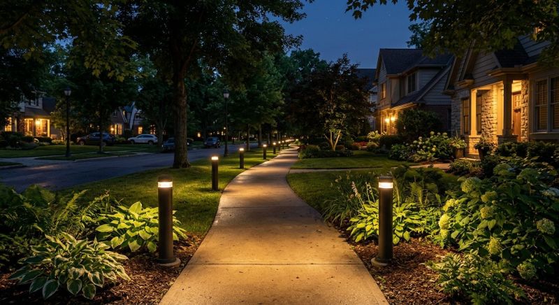 Sidewalk Lighting Installation in Honolulu, HI